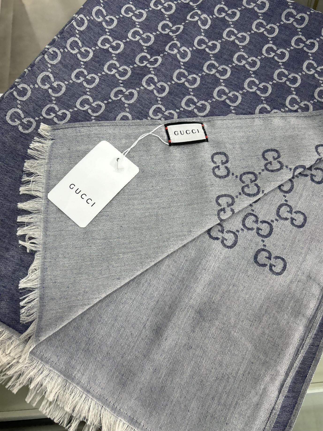 G Desen Çift Taraflı Yün-İpek Şal