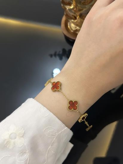 Yonca Mineli Bileklik  