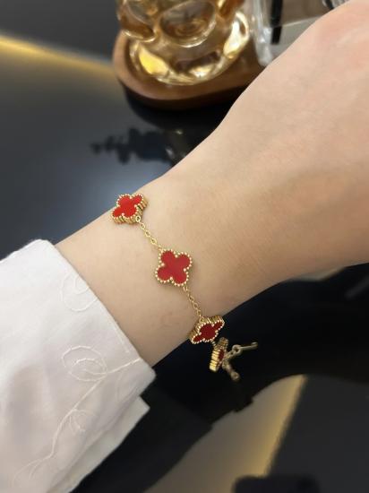 Yonca Mineli Bileklik  