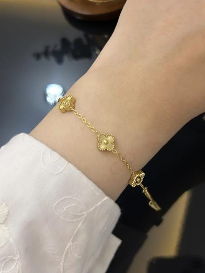 Yonca Mineli Bileklik  