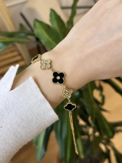 Yonca Mineli Bileklik  