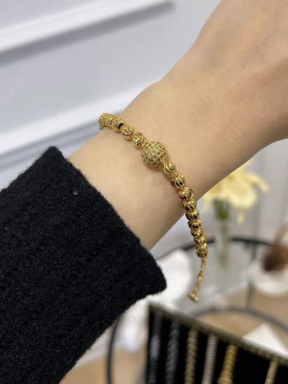 22 Ayar Altın Kaplama Bileklik