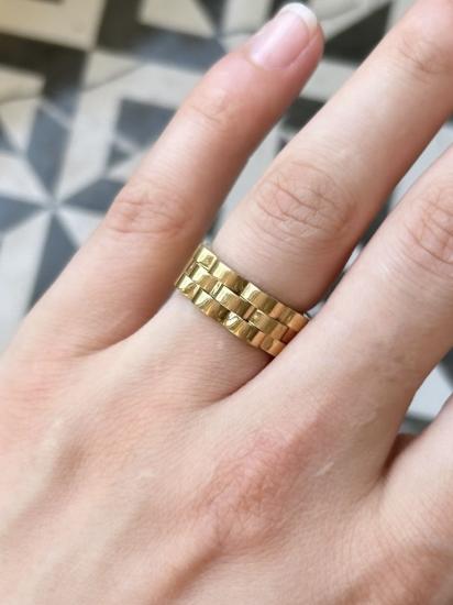 Rolex Model Kelepçe Yüzük Set