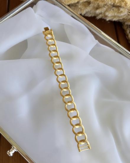 22 Ayar Altın Kaplama Samanyolu Bileklik