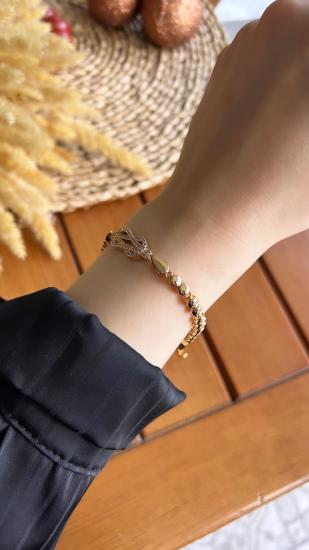 Çelik Kuyumcu İşi Bileklik