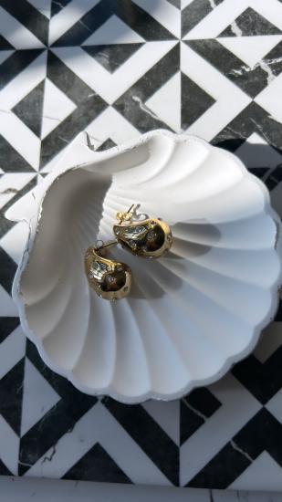 Çelik Bottega Küpe