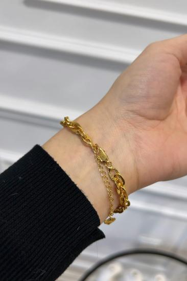 22 Ayar Altın Kaplama Bileklik