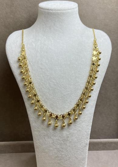 22 Ayar Altın Kaplama Shakira Model Kolye 