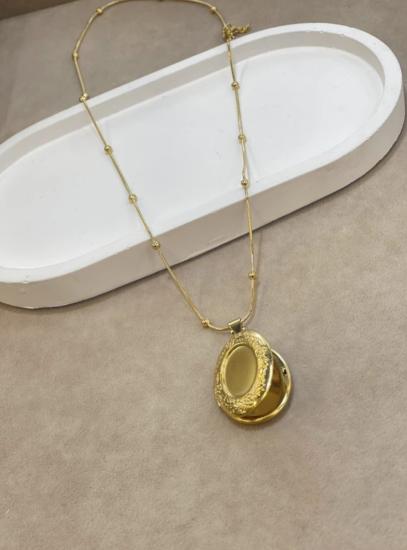 Fotoğraf Çerçeveli Kolye