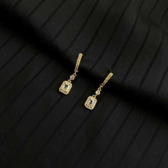 22 Ayar Altın Kaplama Küpe