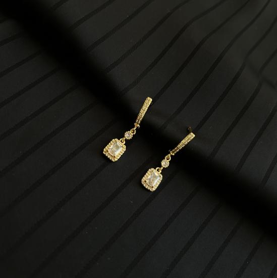 22 Ayar Altın Kaplama Küpe