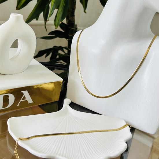 İtalyan Ezme Zincir Kolye-Bileklik