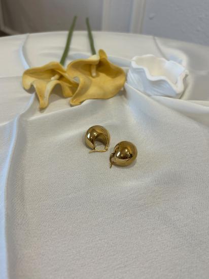  Gold Damla Küpe