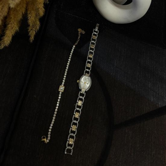 Aura Silver Saat